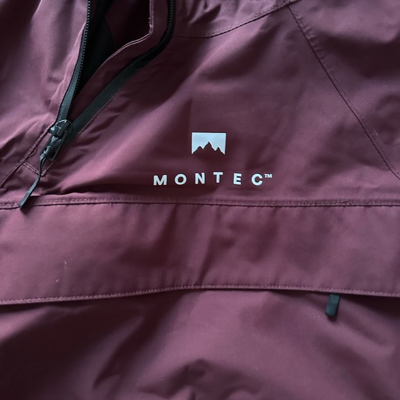 Montec Burgundy Hooded Ski Jacket - Picture 2 of 8